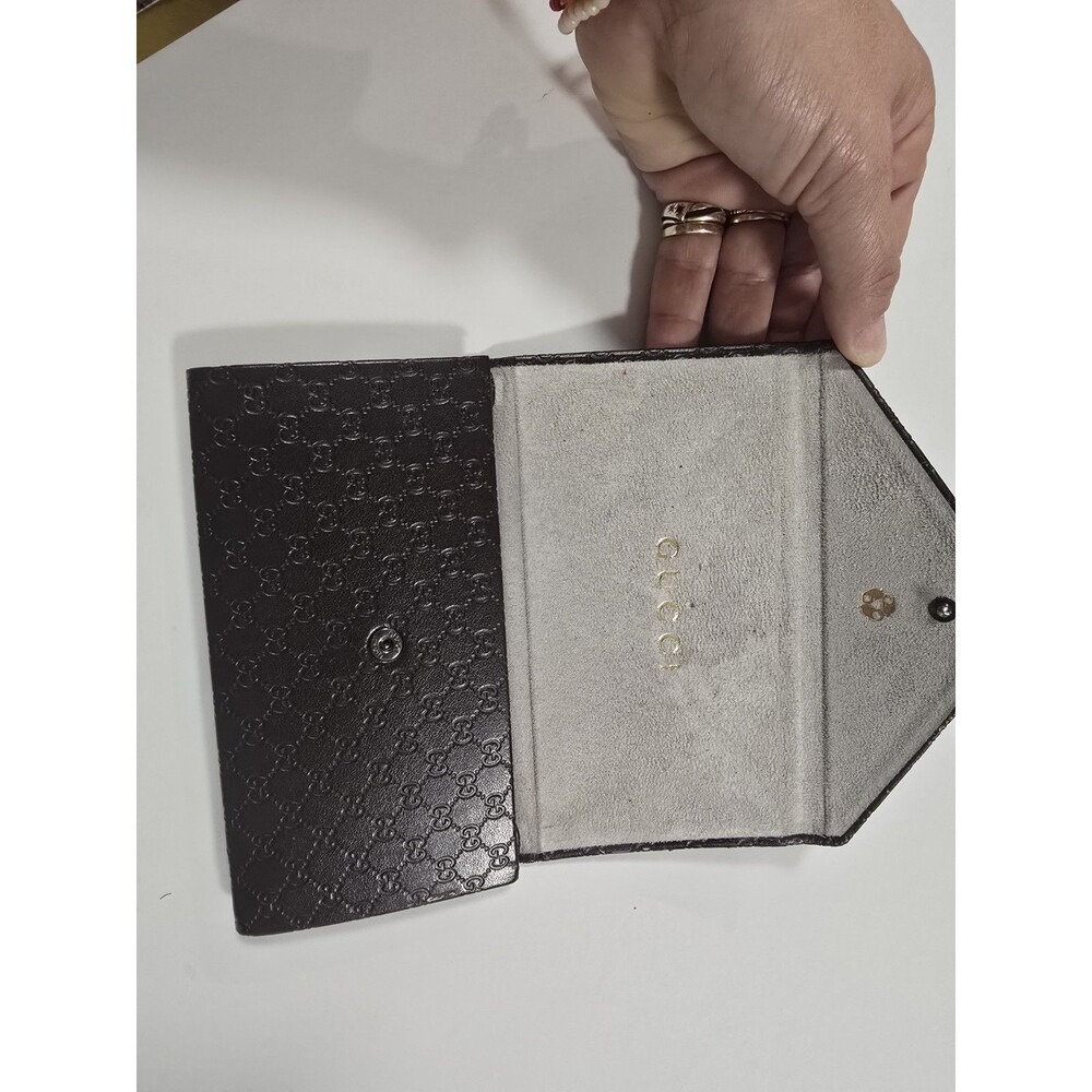 Gucci Brown GG Glasses Case - Picture 2 of 8